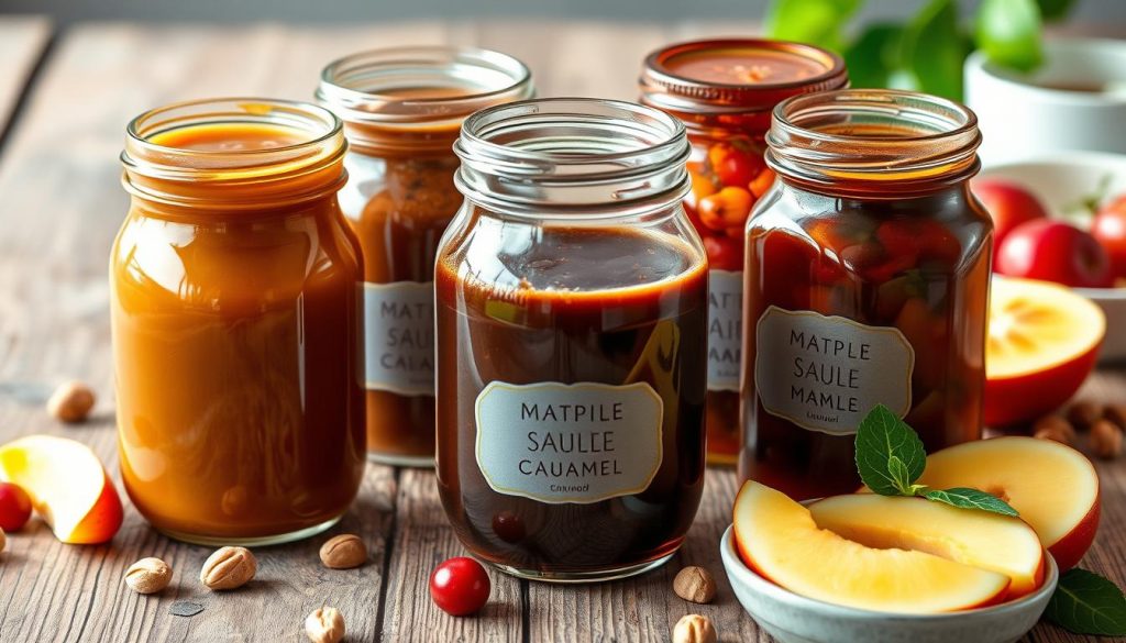 Alternatives de sauces sucrées