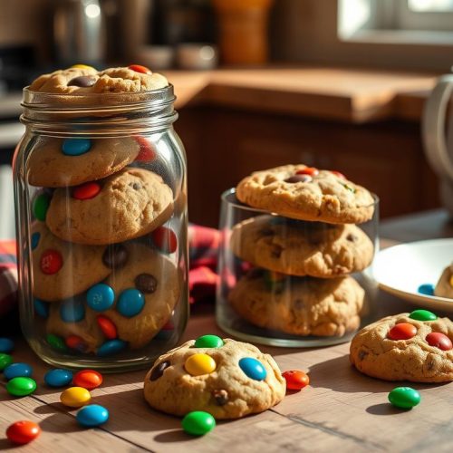 Conservation des cookies M&M's