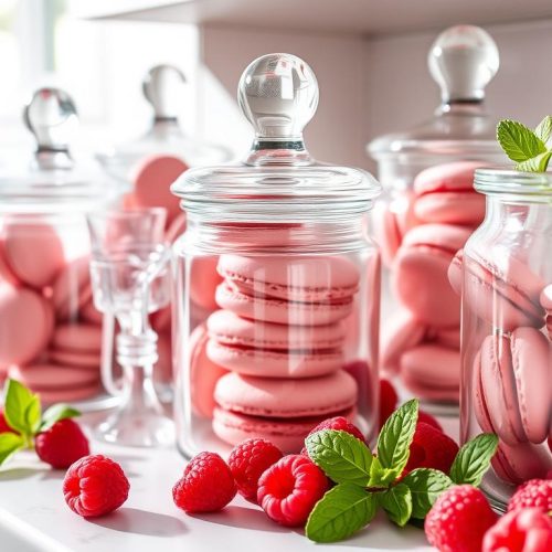 Conservation des macarons framboise