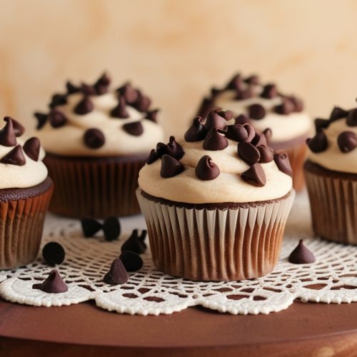 Cupcakes aux pépites de chocolat