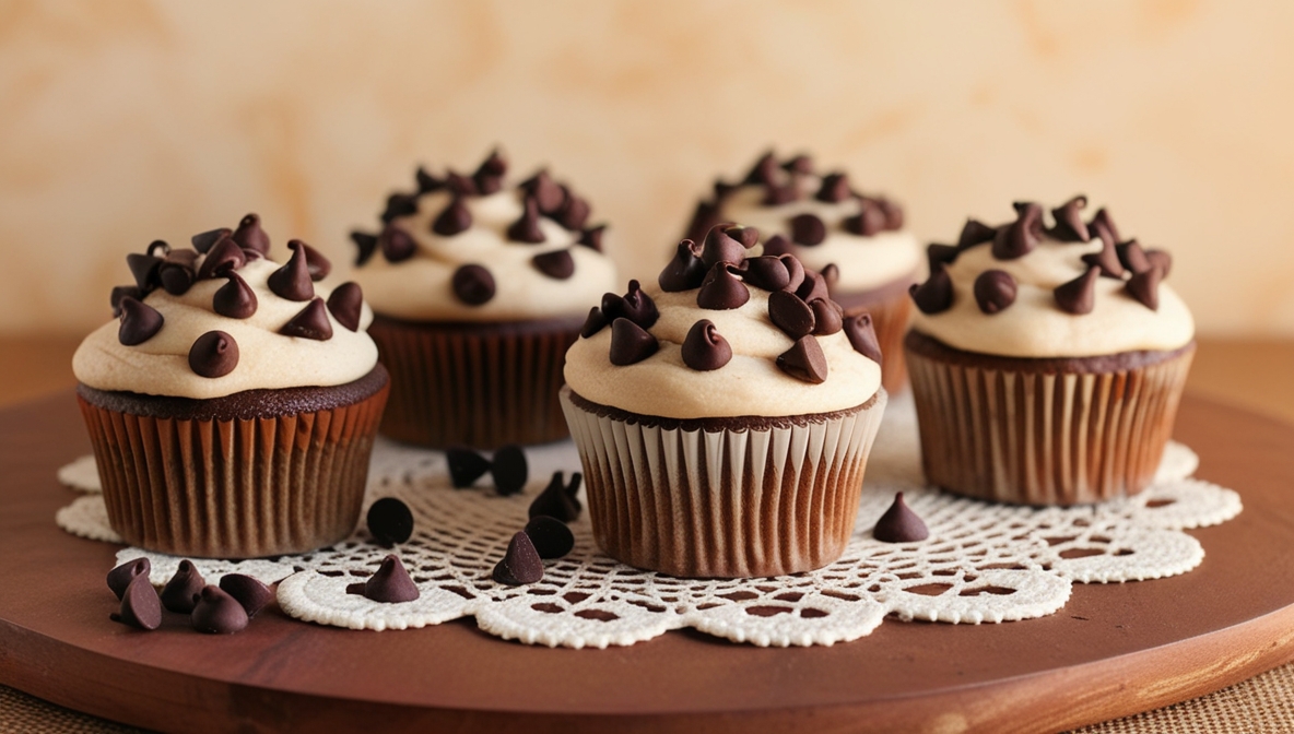 Cupcakes aux pépites de chocolat