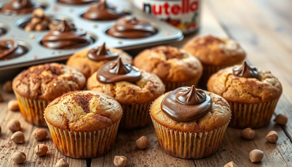 Muffins moelleux au Nutella