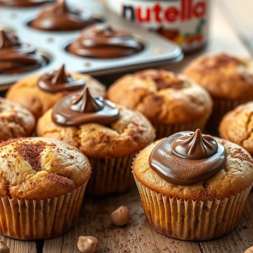 Muffins moelleux au Nutella