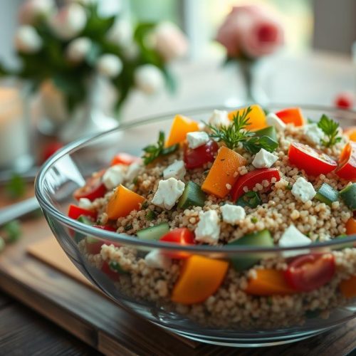 Salade de quinoa pour occasions spéciales