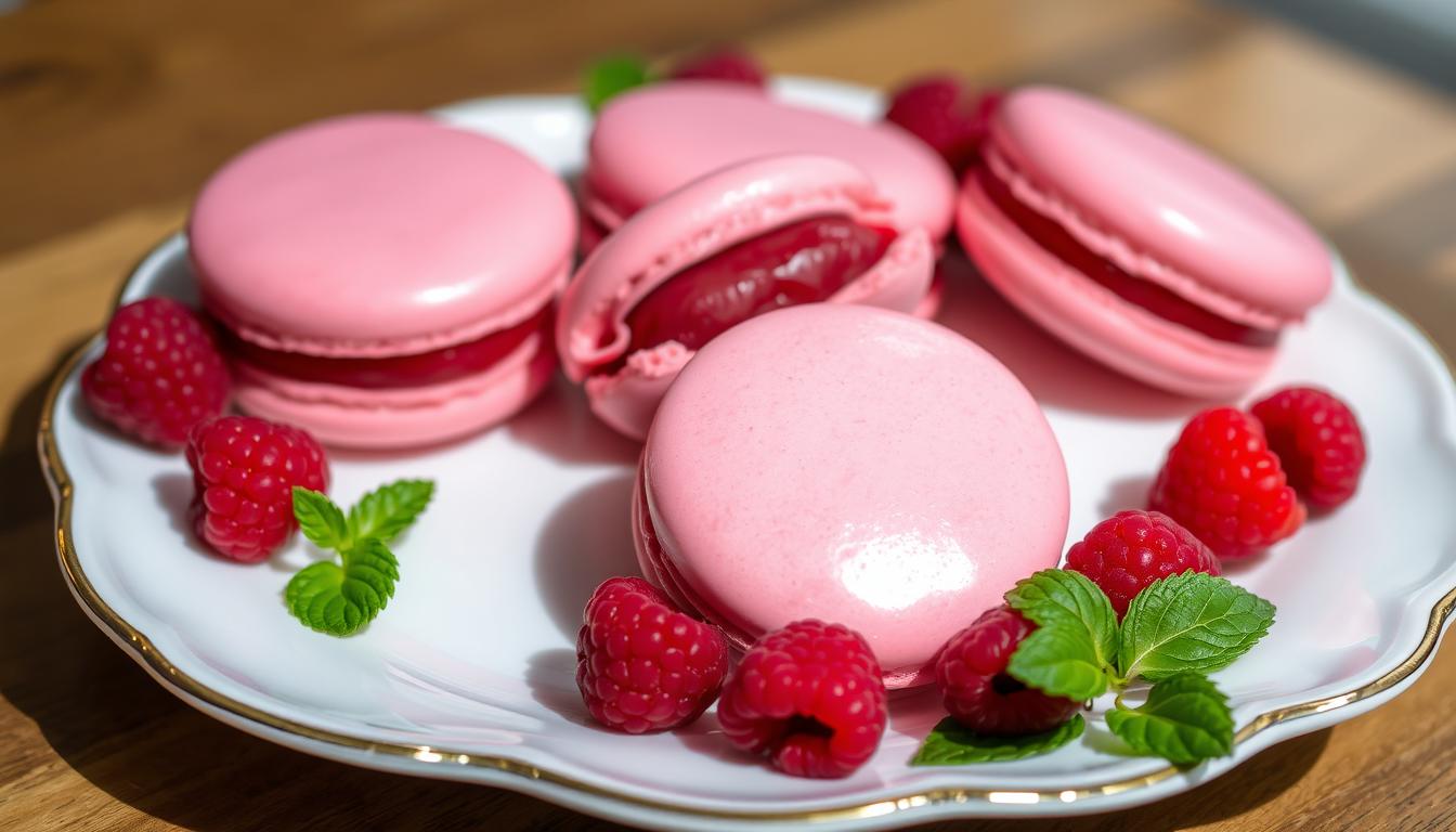 macarons framboise