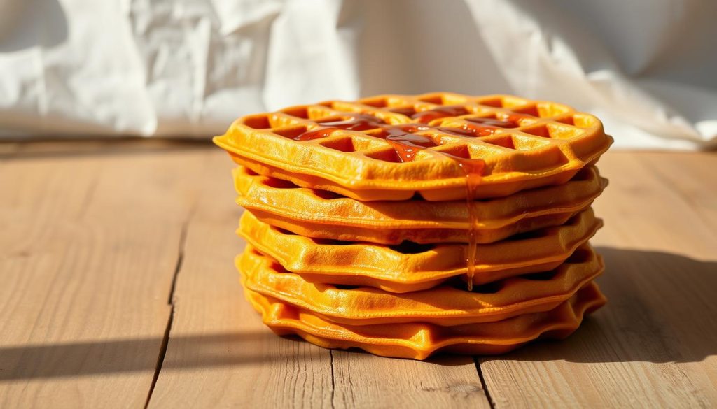 Conservation des gaufres de patate douce