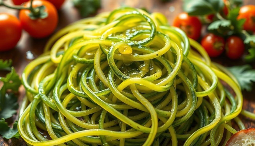 Courgette spaghetti nutritive