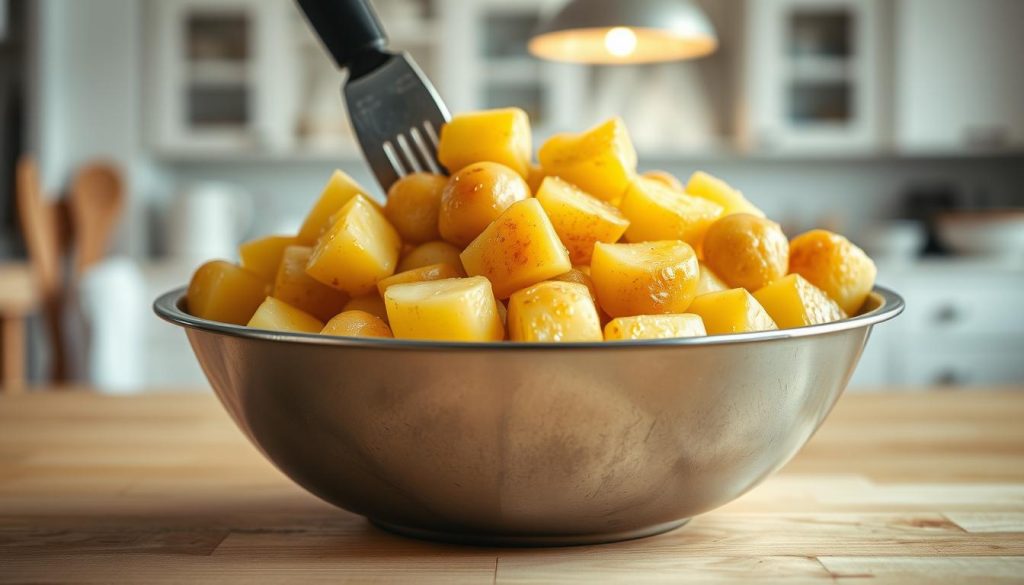 Cuisson des pommes de terre pour salade