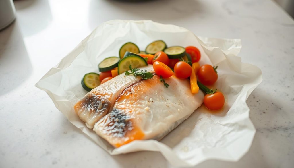 Cuisson en papillote technique de cuisine saine