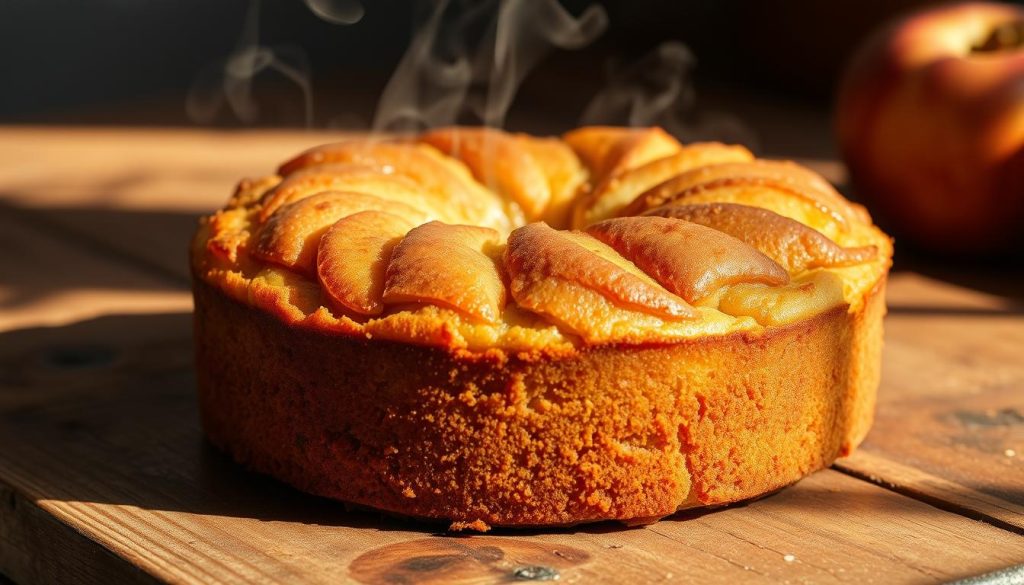 Cuisson gâteau aux pommes