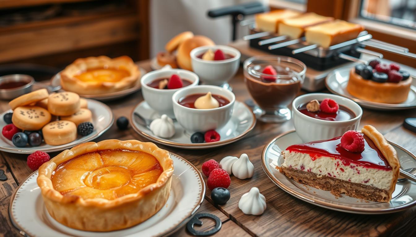 Desserts traditionnels après raclette