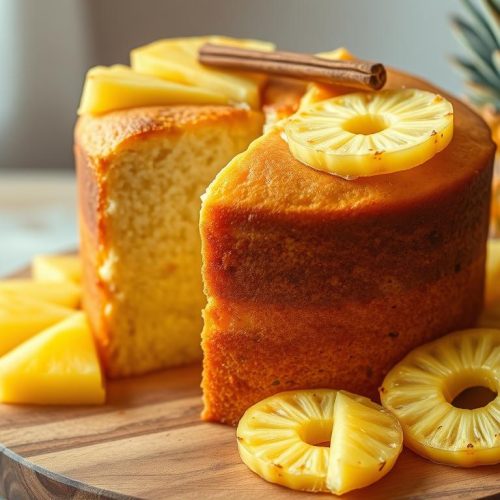 Gâteau à l'ananas moelleux