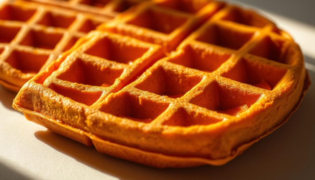 Gaufre patate douce préparation