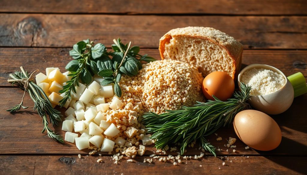 Ingrédients pour farce pour dinde