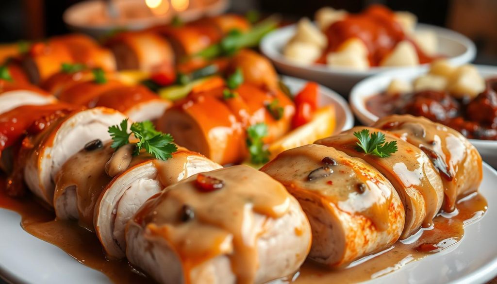 Paupiettes de dinde en sauce variantes