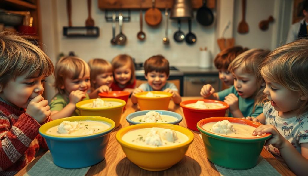 Soupe de chou-fleur pour enfants