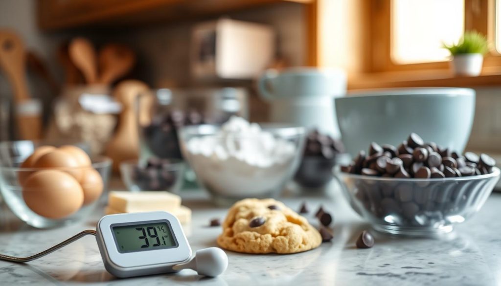 Température des ingrédients pour cookies moelleux