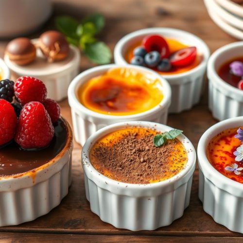 Variantes de crème brûlée