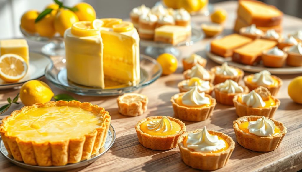 Variantes de gâteau au citron