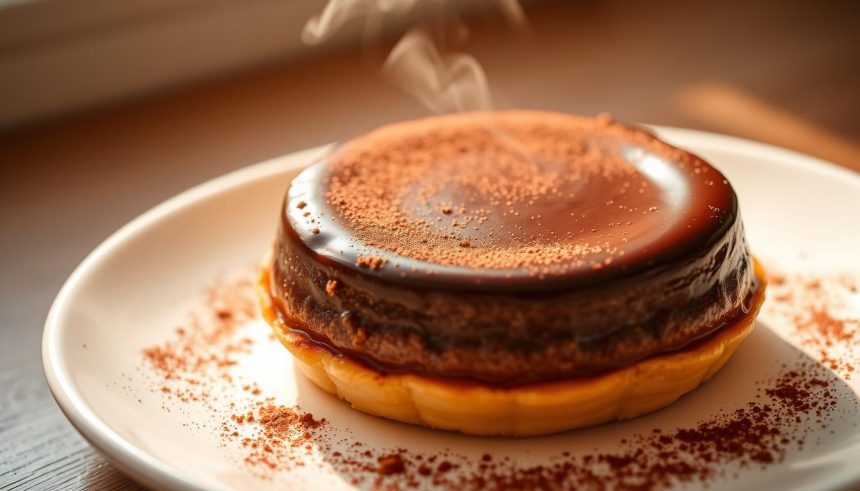 flan chocolat