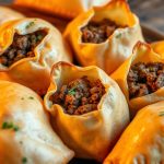 Briouates à la viande hachée