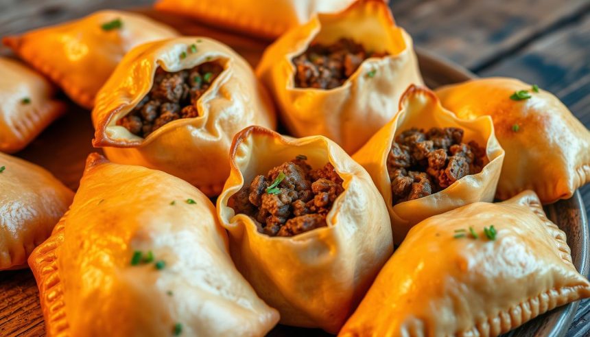 Briouates à la viande hachée