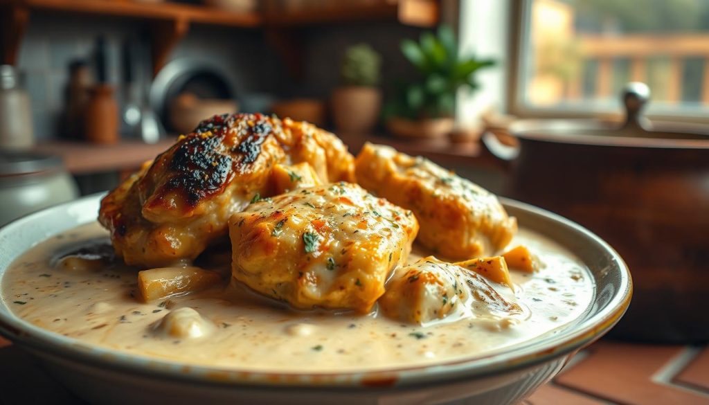 Poulet mijoté recette française Poulet mijoté recette française