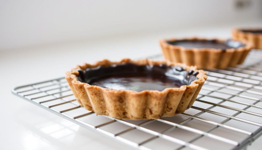 Refroidissement tarte au chocolat