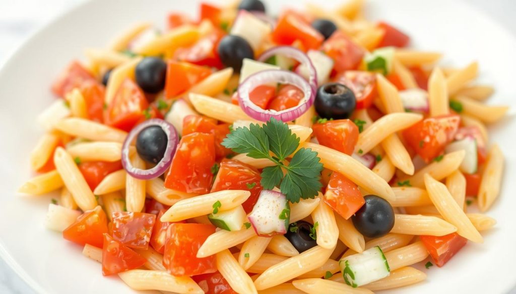 Salade de pâtes économique Salade de pâtes économique