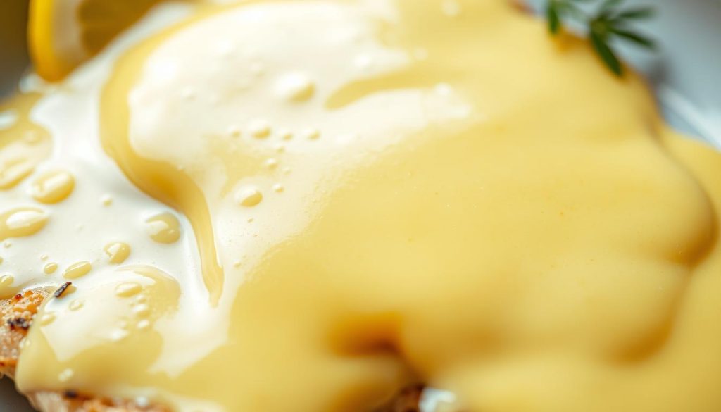 Sauce crémeuse au citron pour escalopes de poulet