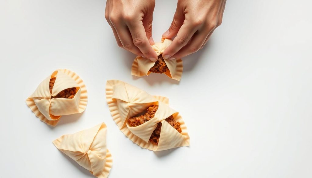 Technique de pliage des briouates