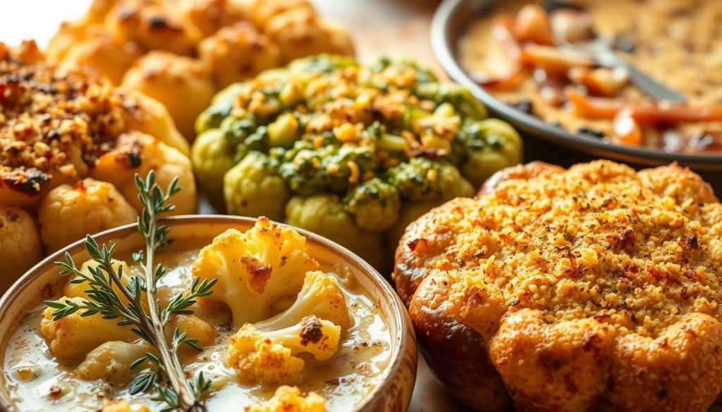 Variantes de gratin de chou-fleur