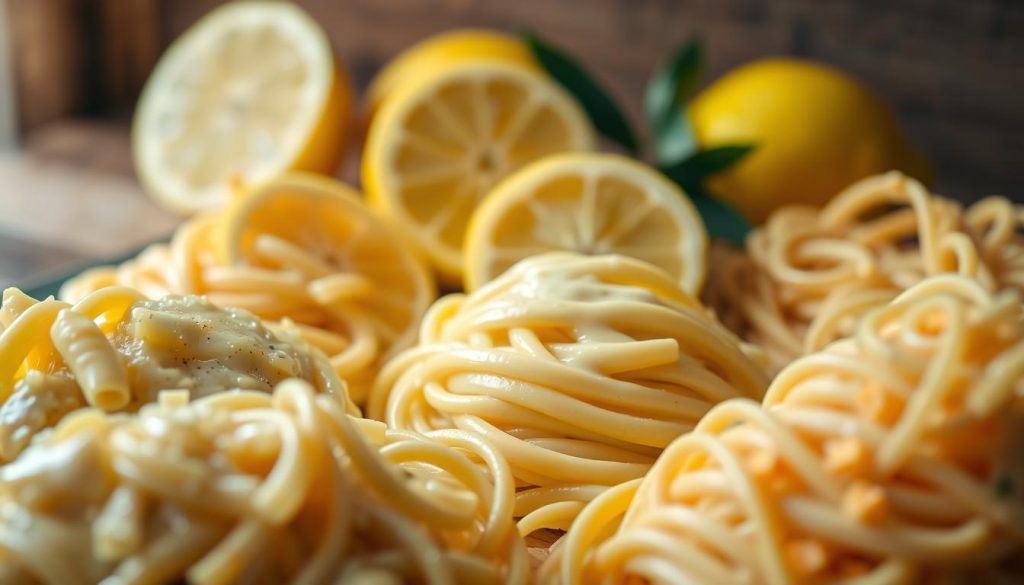 Variantes de pâtes au citron Variantes de pâtes au citron