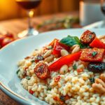 Variantes de risotto méditerranéen