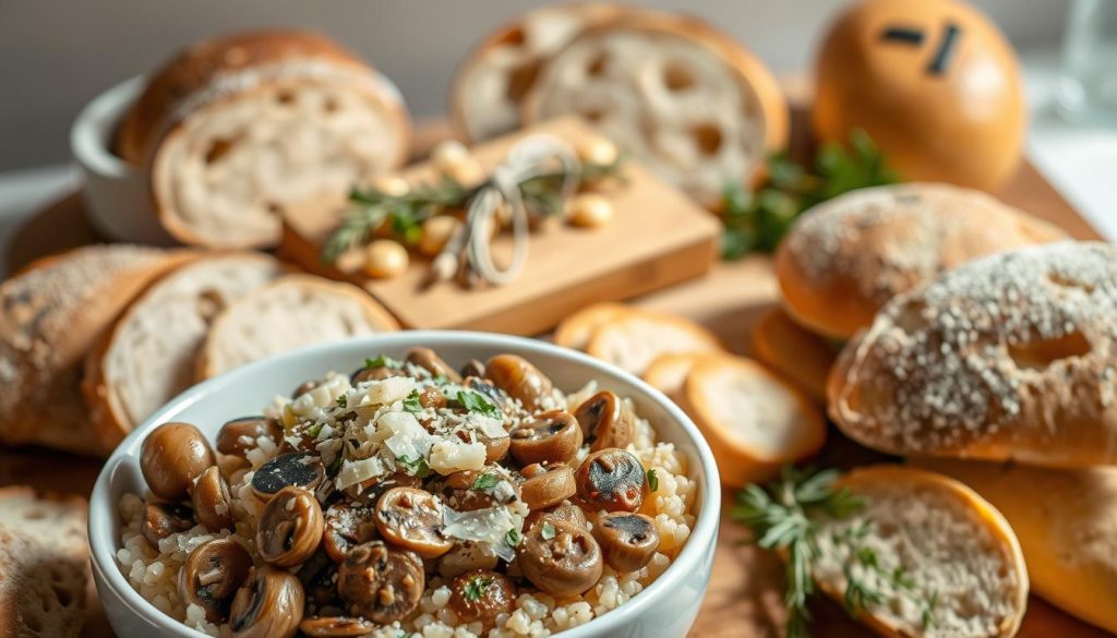 Accompagnements pour risotto aux champignons et truffe