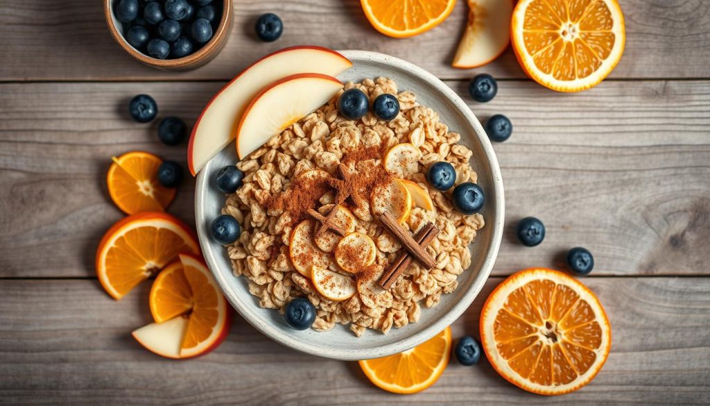 Baked oats personnalisés aux épices et fruits Baked oats personnalisés aux épices et fruits