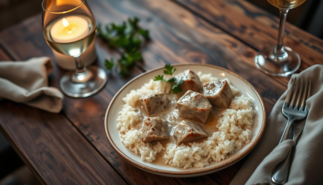 Blanquette de veau à l'ancienne traditionnelle