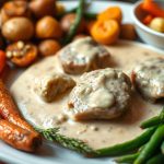 Blanquette de veau avec accompagnements