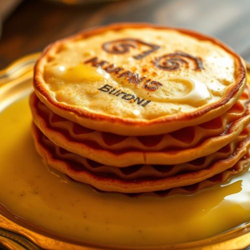 Blinis maison et crème citronnée
