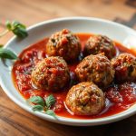 Boulettes de lentilles sauce tomate végétarienne