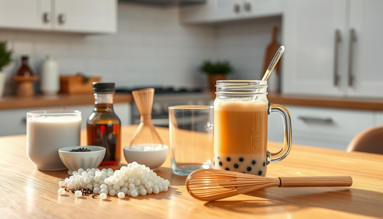 Bubble tea maison préparation