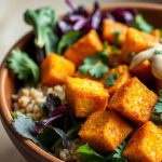 Buddha Bowl coloré au tofu croustillant