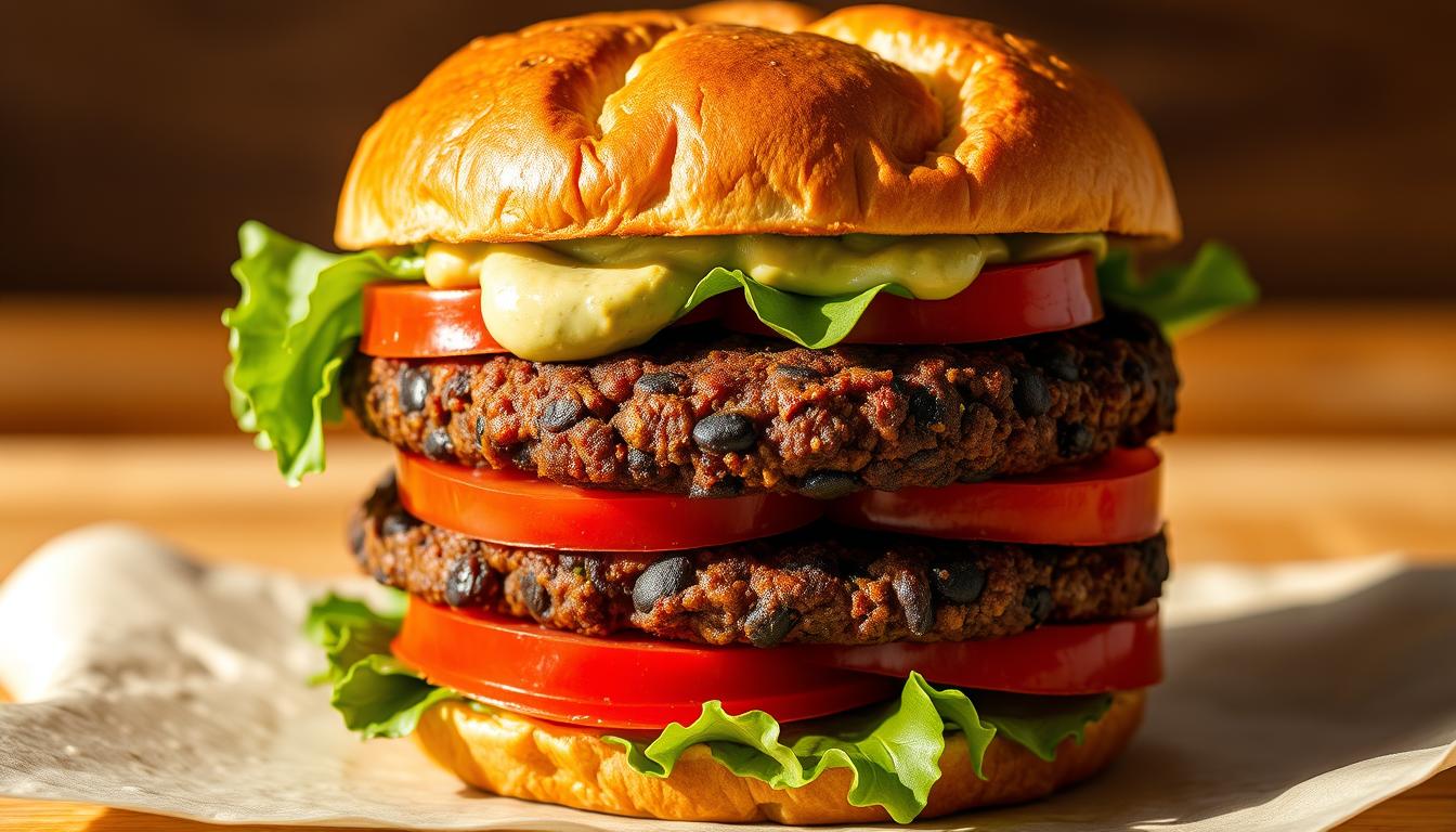 Burgers végétariens aux haricots noirs