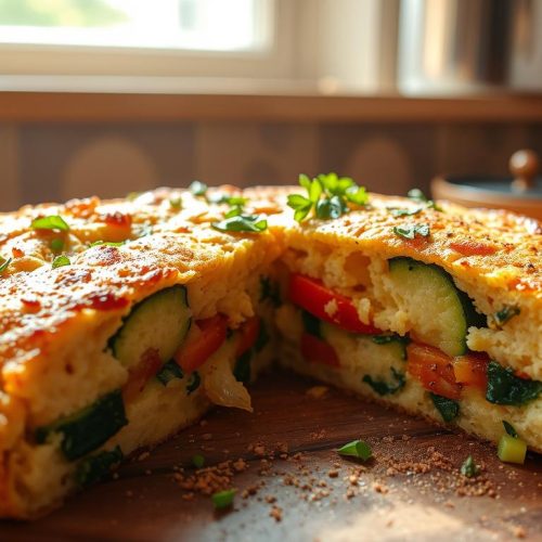 Cake salé aux légumes vegan