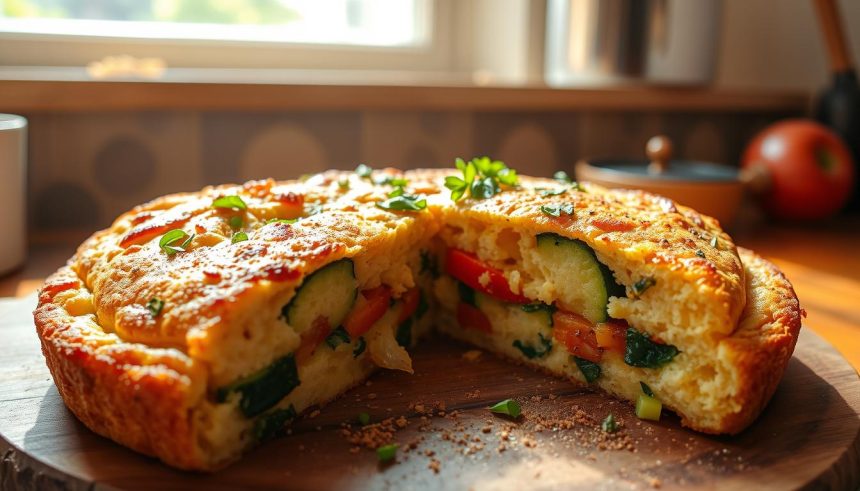 Cake salé aux légumes vegan