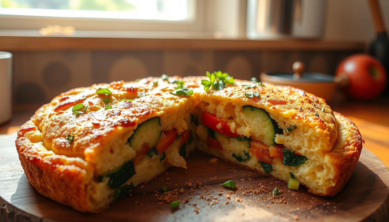 Cake salé aux légumes vegan
