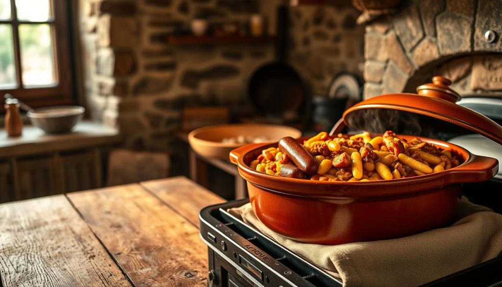 Cassoulet traditionnel du sud-ouest