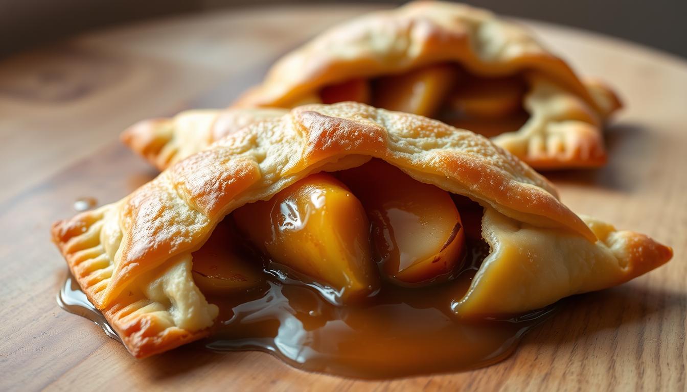 Chaussons aux pommes caramélisées