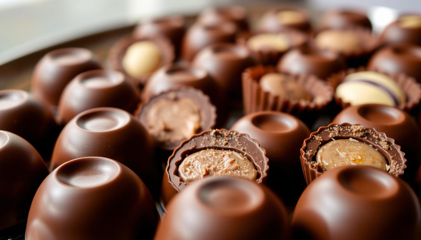 Chocolats maison fourrés