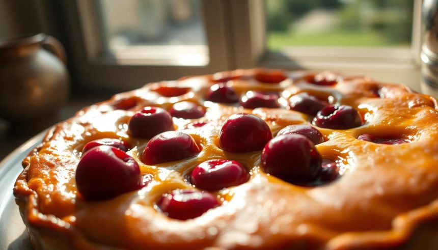 Clafoutis aux cerises traditionnel français